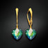 Серебряные серьги "Mīļais Valentīns (Vitrail Medium)" с кристаллами Swarovski™